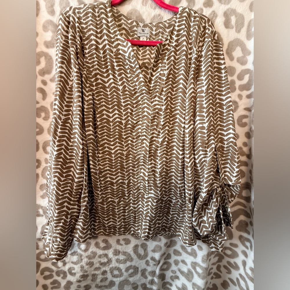 Worthington Plus Size Blouse - 3X